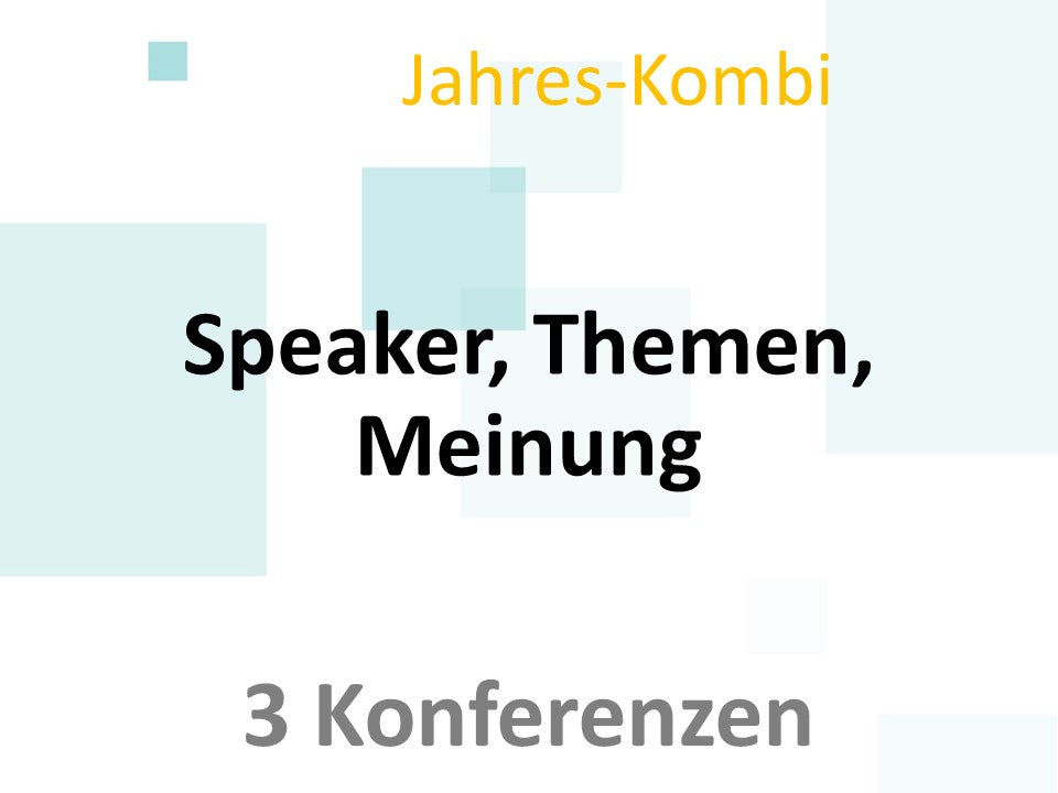 Konferenzen Jahres-Kombi