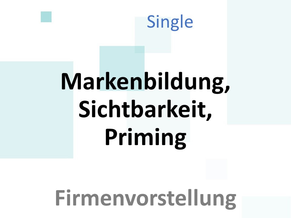 Firmenvorstellung - Single