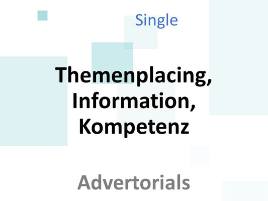 Advertorials - Single