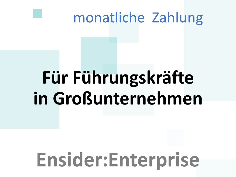 Ensider:Enterprise - Monatsabo