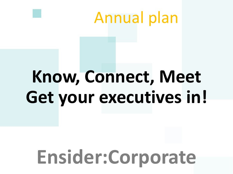 Ensider: Partner Corporate (int) annual